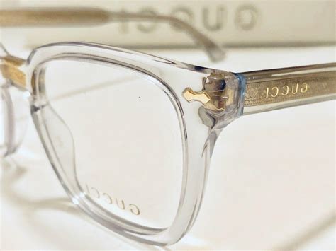 eyeglasses gucci rose gold|Gucci clear and gold glasses.